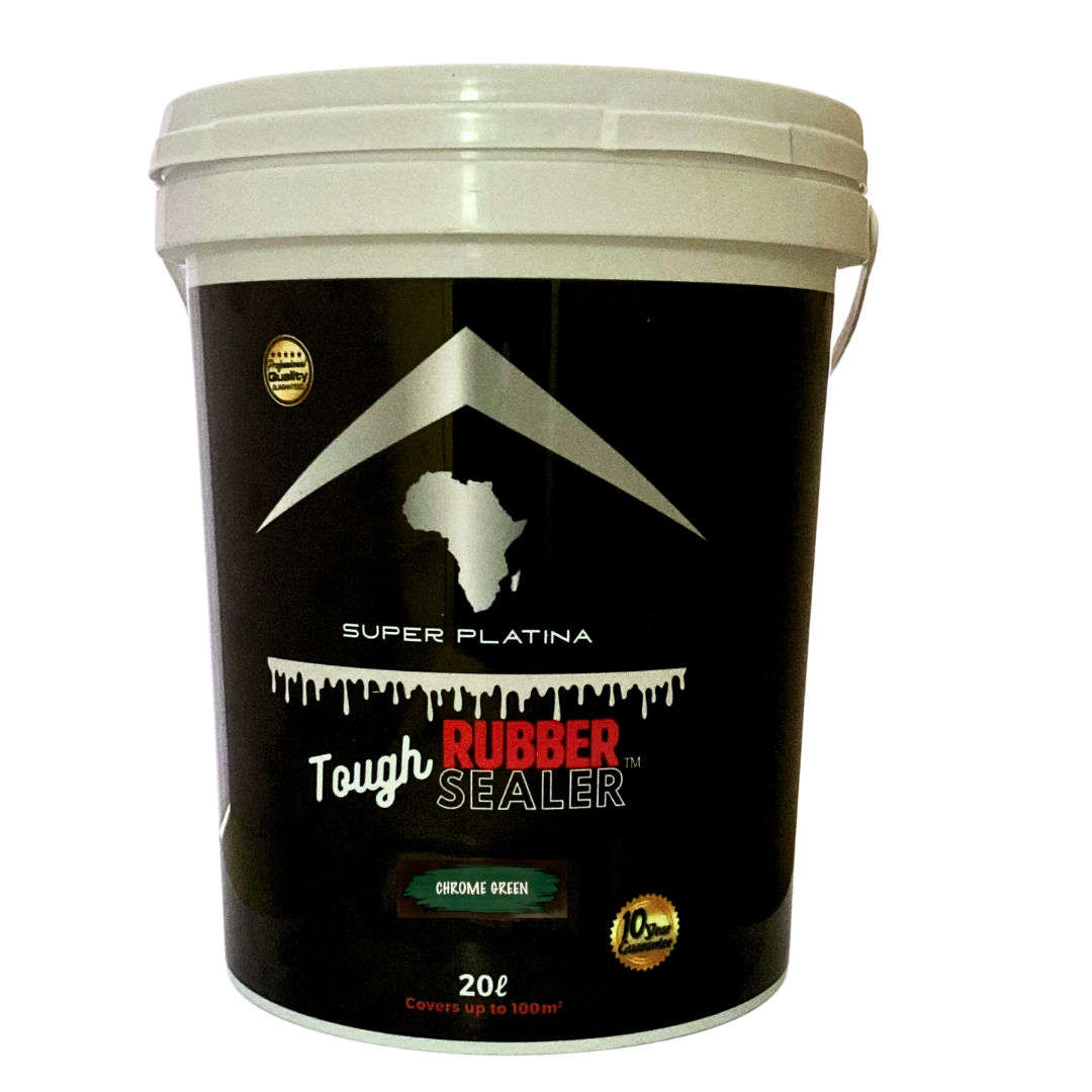 ToughSealer Liquid Rubber - Waterproof Your Roof - Tough Rubber Sealer 20L - Chrome Green - 20.0 L