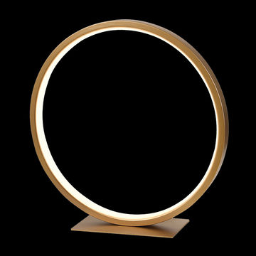 230v 12W LED Gold Ring Table Lamp