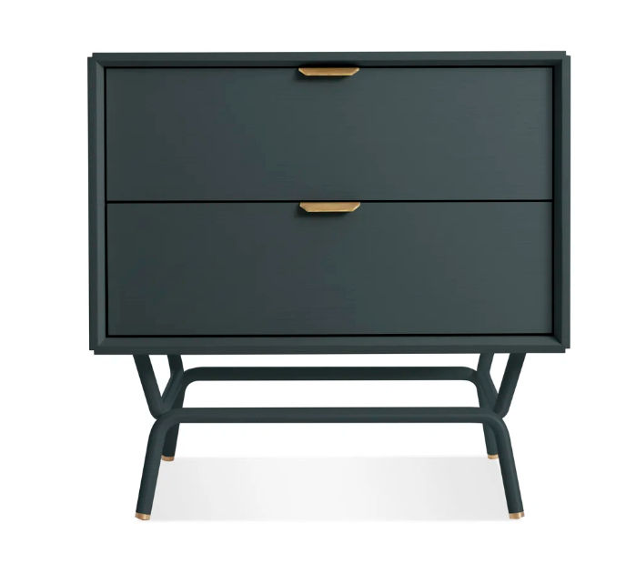 GreenLine Interiors Natie Night Stand Navy Green