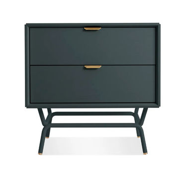 GreenLine Interiors Natie Night Stand Navy Green