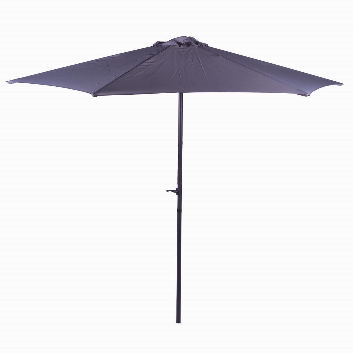 Seagull Parasol Umbrella Aluminium Pole Light Grey 2.7m