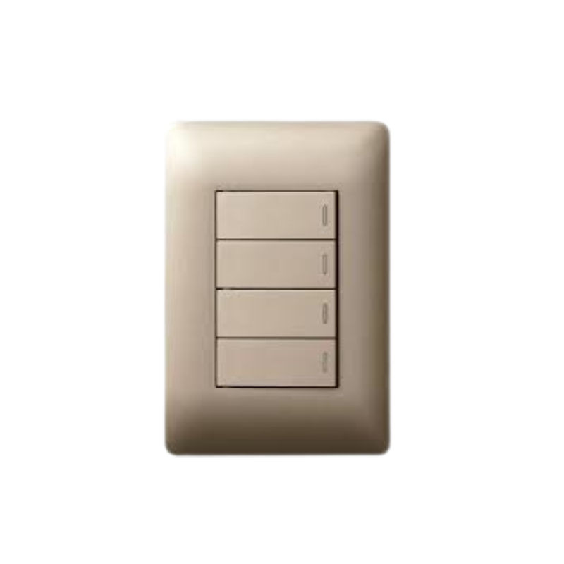 4 Lever 1 Way Wall Switch