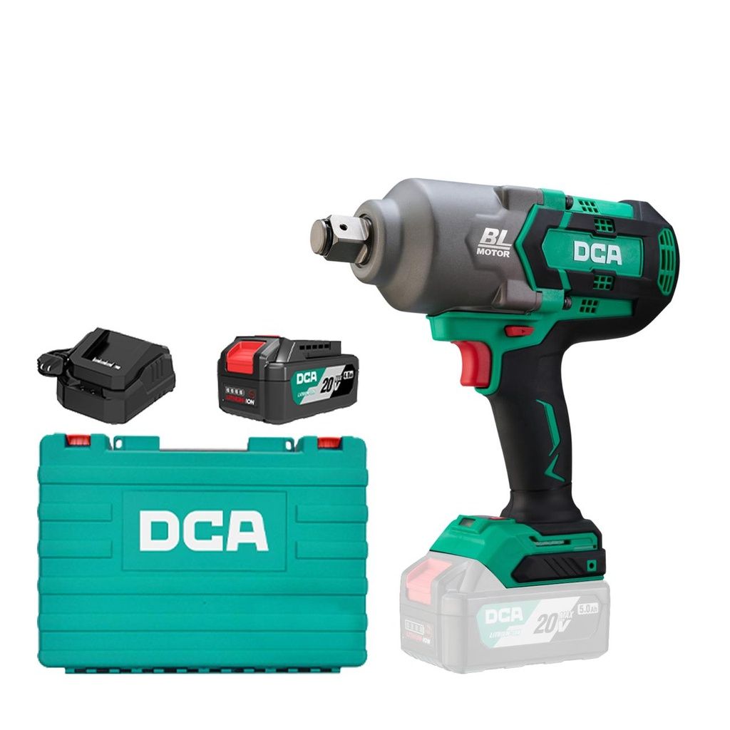 20V Brushless Impact Wrench With 5.0Ah*1 & Charger ADPB998DM 998nm
