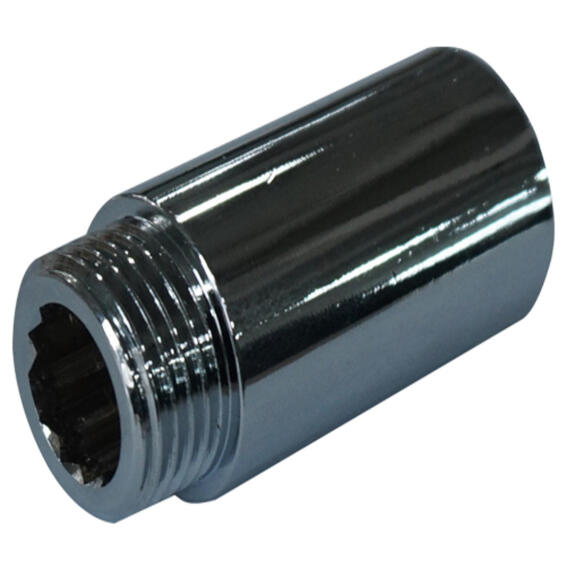 SCREWED EXTENSION 50MM BRASS EQ MF1/2