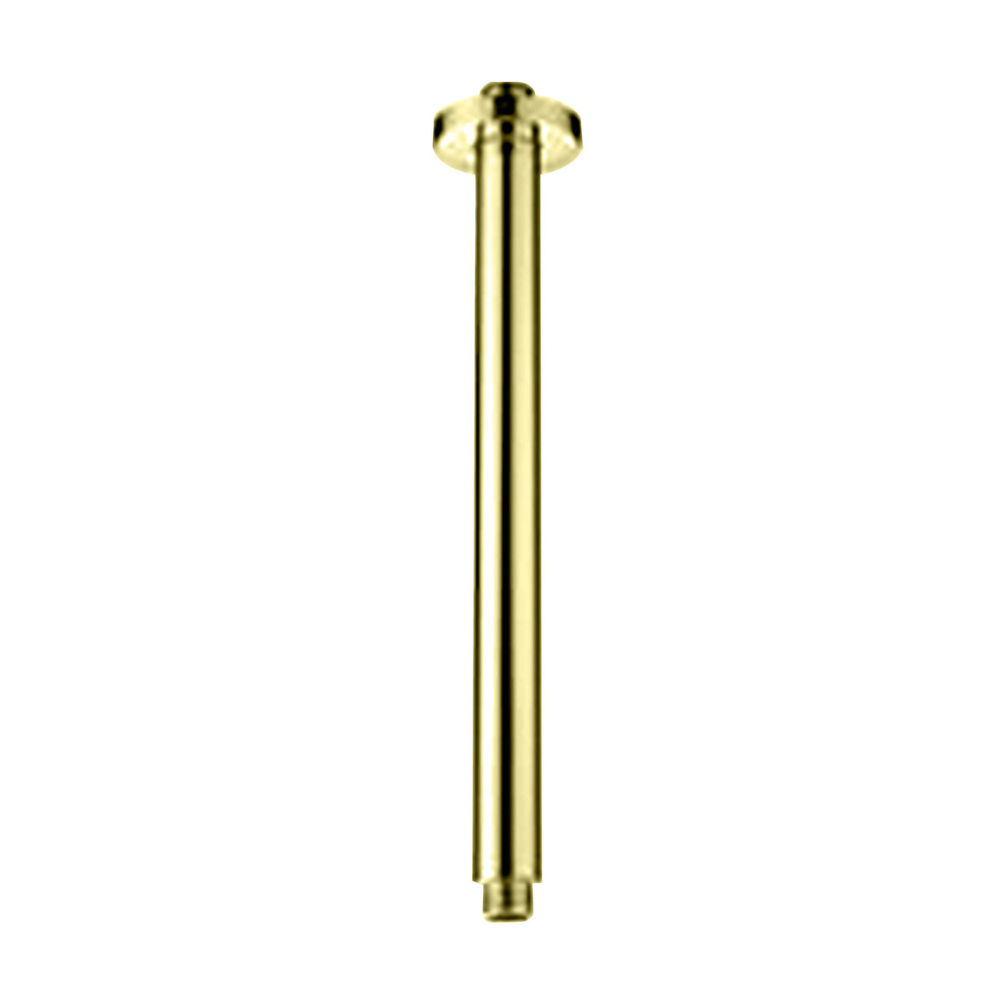 BRUSHED BRASS CEILING SHOWER ARM