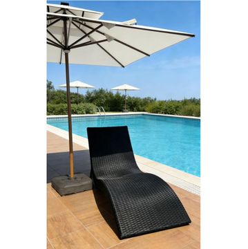 White Cantilever Patio Umbrella