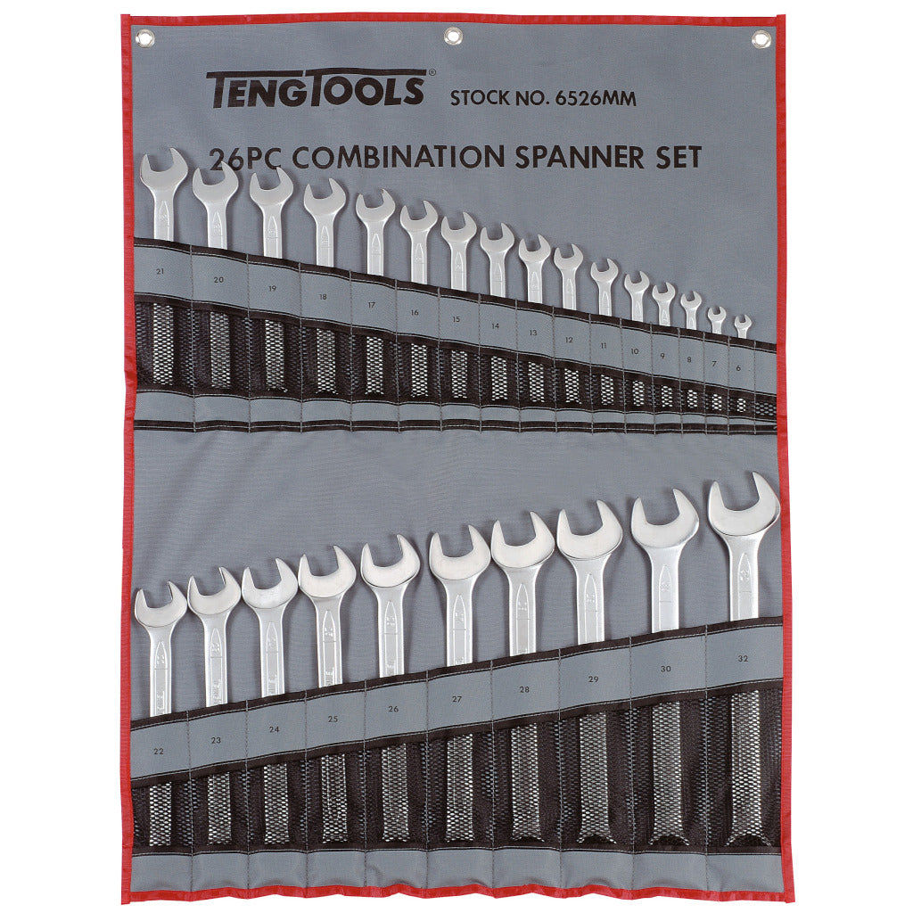 26PC Combination Spanner Set