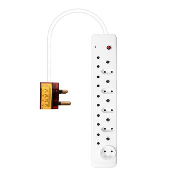 Ultra-Power 10 Way Multi Plug,16A plug High Surge