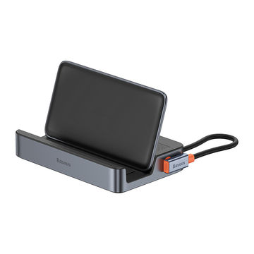 Baseus GamerX Series 6-Port Type C HUB Space Grey Type C to HDMI4K@60Hz*1+USB3.0*3+PD*1+RJ45*1