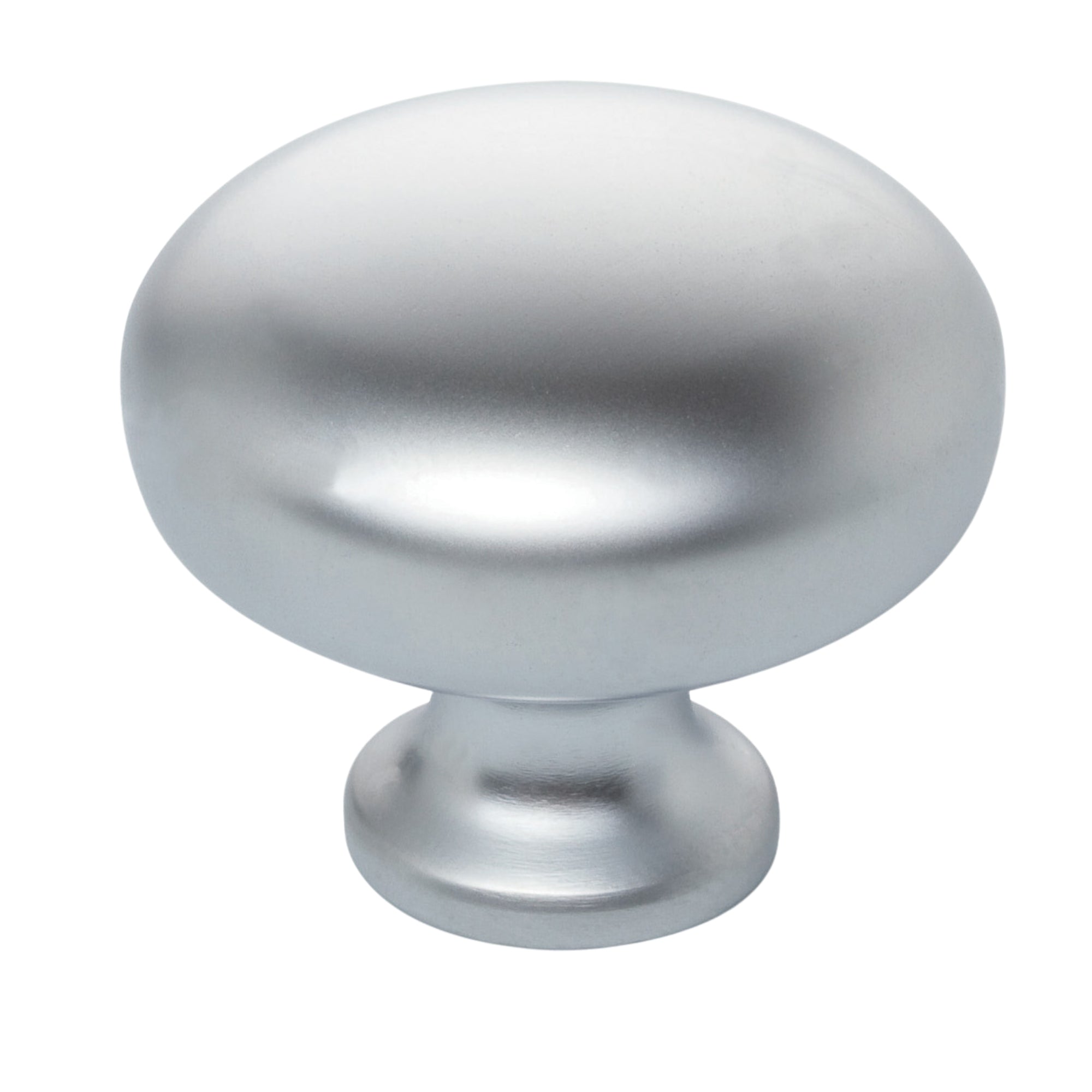 ROCO Small Base Drawer Knob Matt Chrome 32mm