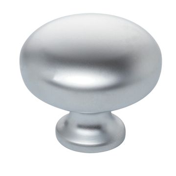 ROCO Small Base Drawer Knob Matt Chrome 32mm