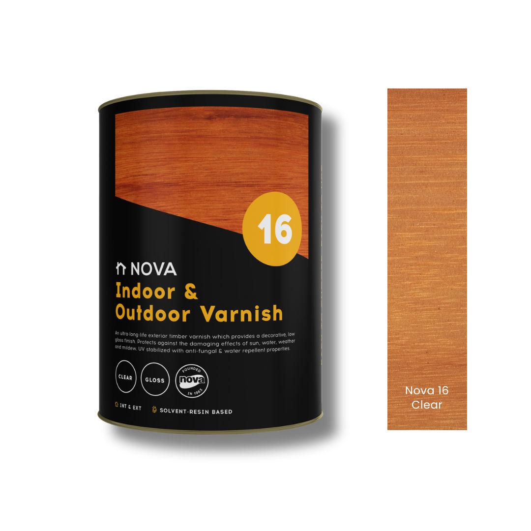 Nova 16 Indoor & Outdoor Varnish - Clear 5lt