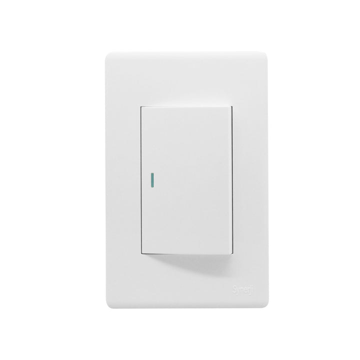 SYNERJI SWITCH DECO 4X2 1-LEVER 2-WAY/1-WAY - Grey / 1-Way