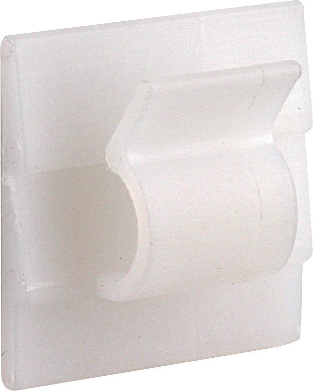 RUWAG Mount Pad Cable Clamp White 9.5mm x 18.5mm  ( Pack of 10 )