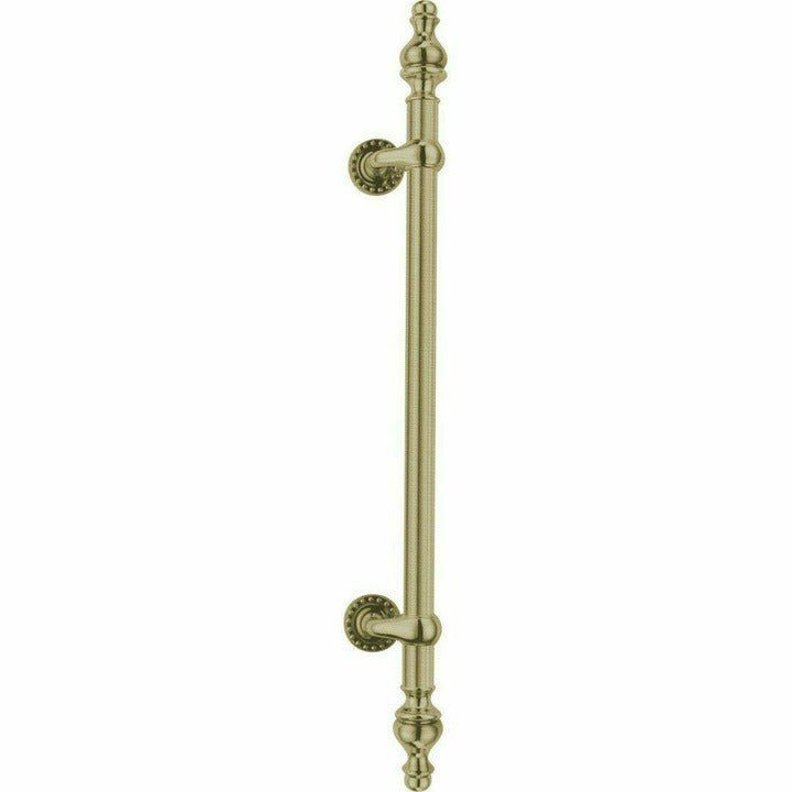Offset pull handle with finials - 800mm