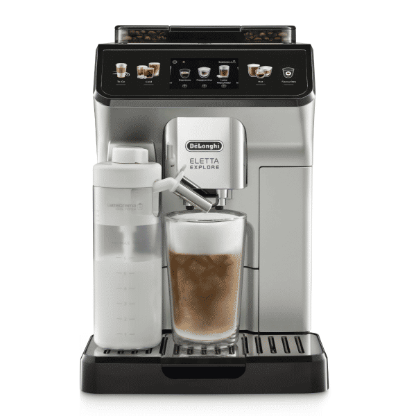 DeLonghi Eletta Explore Automatic Coffee Machine ECAM450.55.S