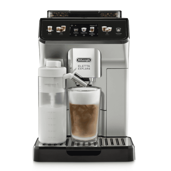 DeLonghi Eletta Explore Automatic Coffee Machine ECAM450.55.S | LEROY ...