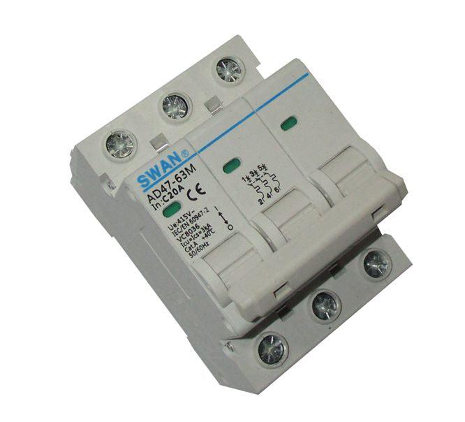 Circuit Breaker 3 Ka C Curve 3 P 25 A Cb Ad47 M 3325