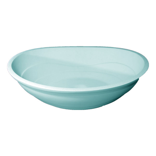 Curva ThrColour Duck Feather Blue Countertop Basin