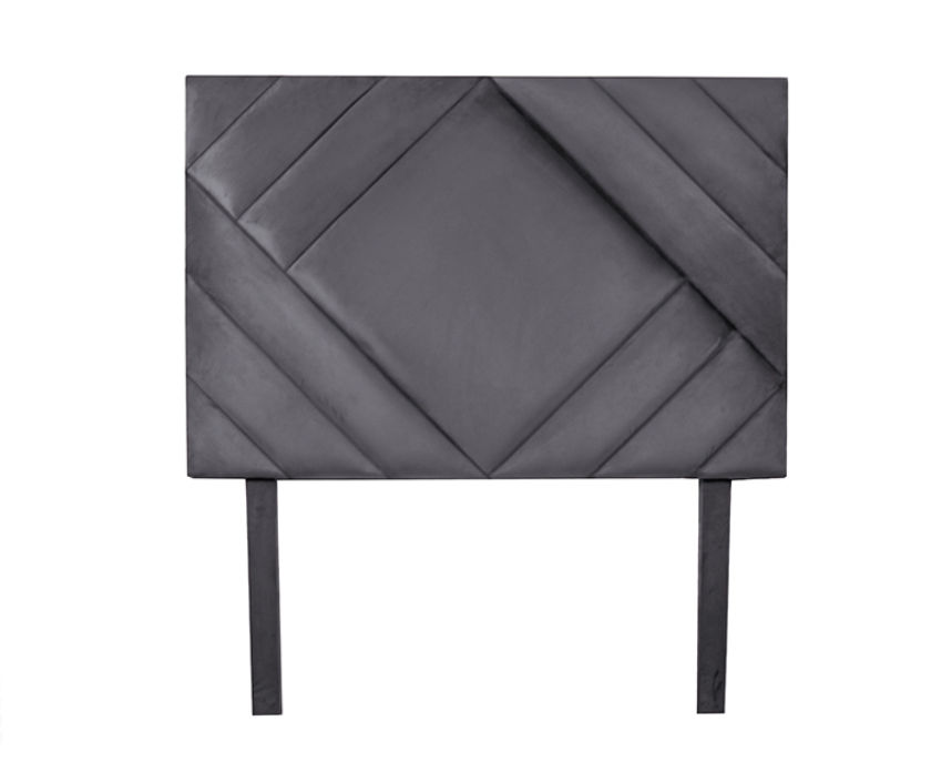 Nur Diagonal Panel Headboard Grey Single