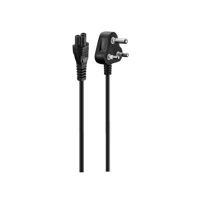 Power Cable 3 pin Clover  to Type-M 1.8m 2.5A - black