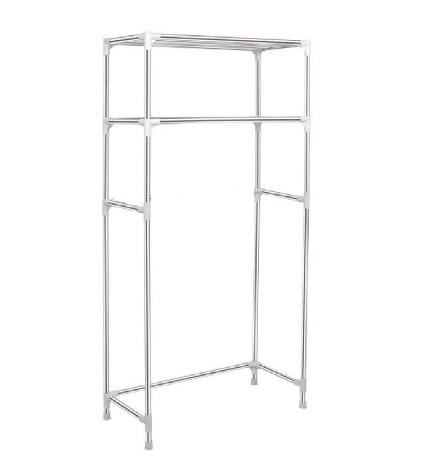 Two Tier Bathroom Over Washing Machine Shelf Organizer-XF0870