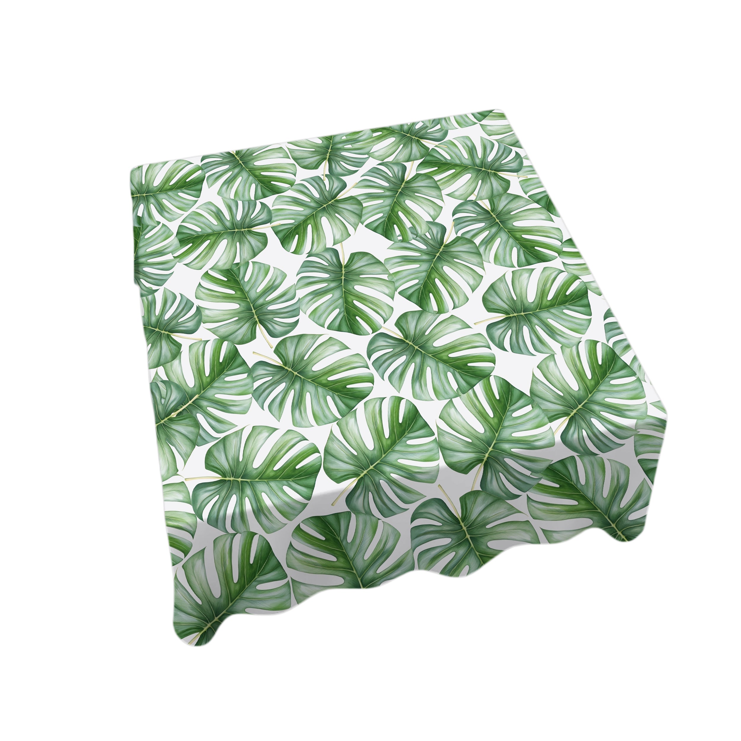 Round Tropical Palmleaves By Mark Van Vuuren Square Tablecloth | LEROY ...