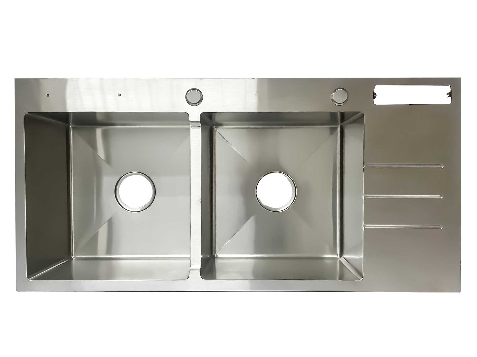 Sillago Facunda Sqaure Double Bowl  Kitchen Sink