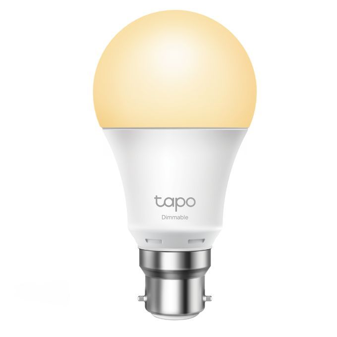TP-Link Tapo L510E 8.7W Smart Wi-Fi Warm White Light Bulb, Dimmable, A60, E27