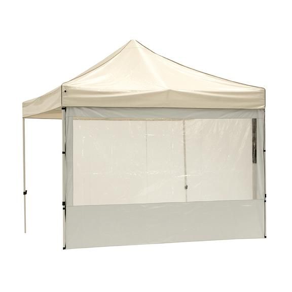 OZtrail Solid Gazebo Wall Kit With PVC Window 3m White