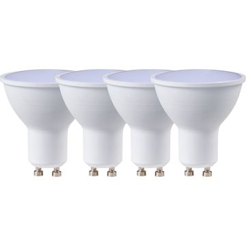 Switched LED 3W Light Bulbs Rechargeable | 4 Pack | Auto Dimmable | GU10 - Cool White