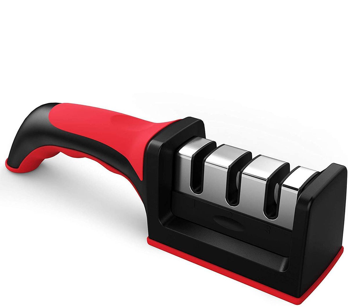 3 Stage Knife Professional Sharpener Stainless Steel - 2 Pack