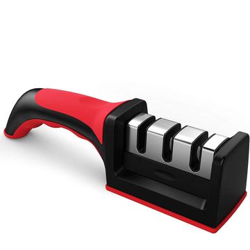 3 Stage Knife Professional Sharpener Stainless Steel - 2 Pack