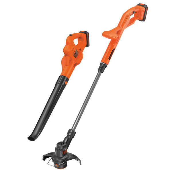 Black Decker 18V Cordless String Trimmer and Blower Twin Pack