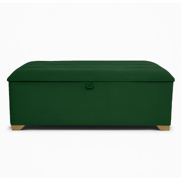Laura Storage Box Double Medium -Emerald Green