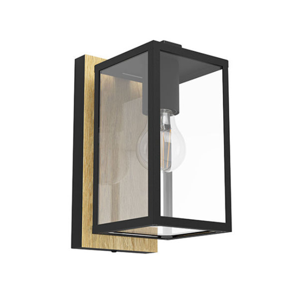 Budrone Outdoor Wall Light Black E27 1x40w   ?