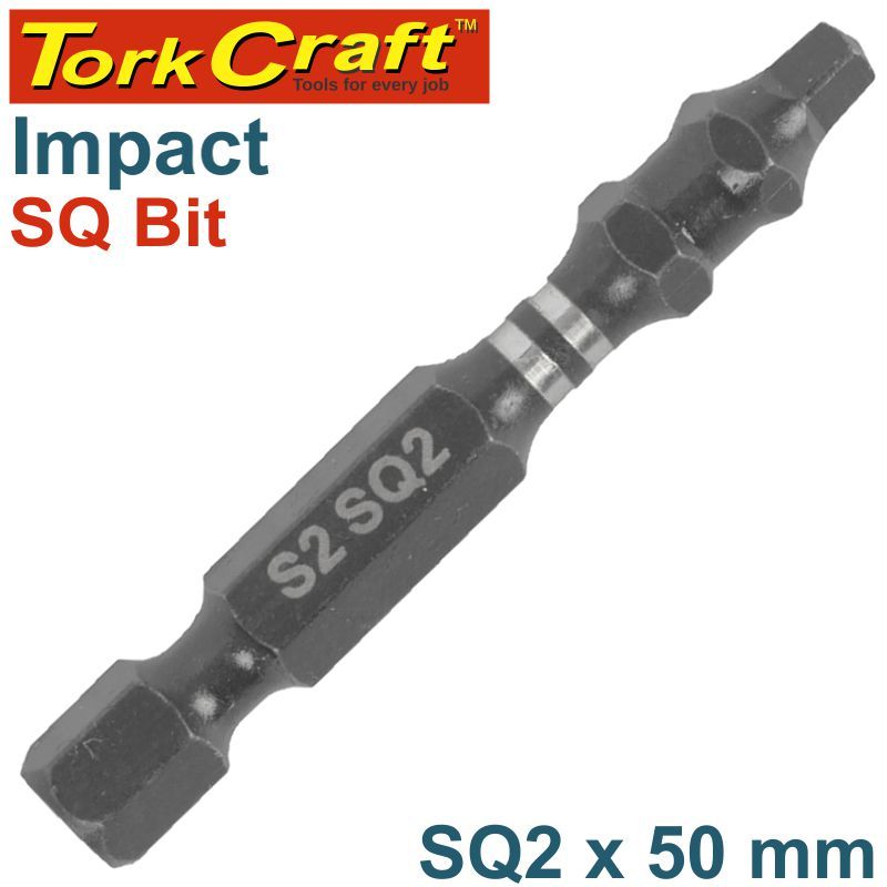 IMPACT SQUARE RECESS PWR BIT NO.2X50MM BULK SQ2