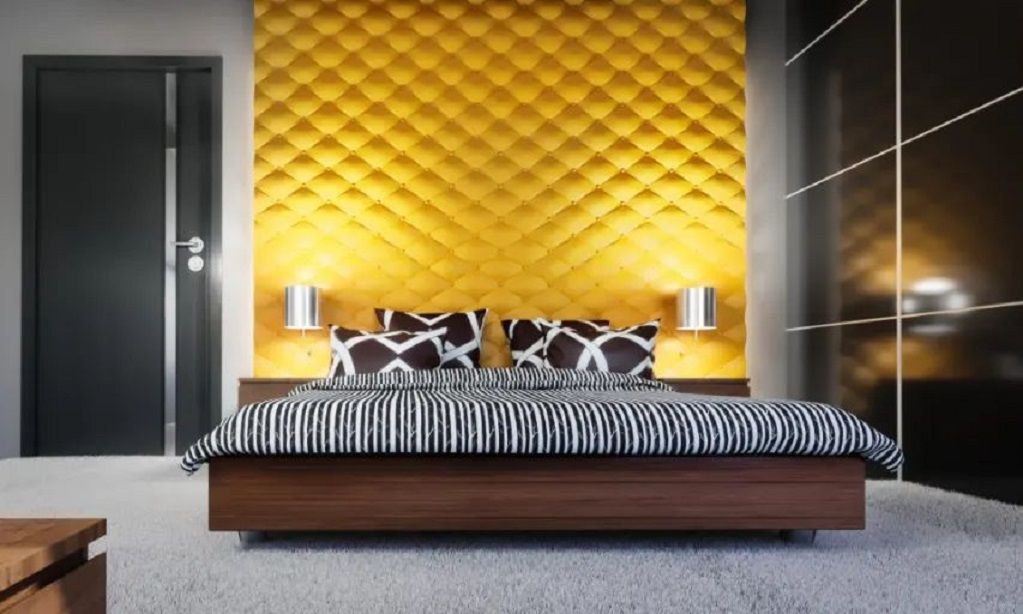 Leather Style 3D Wall Panel 500x500x25mm Set of 4