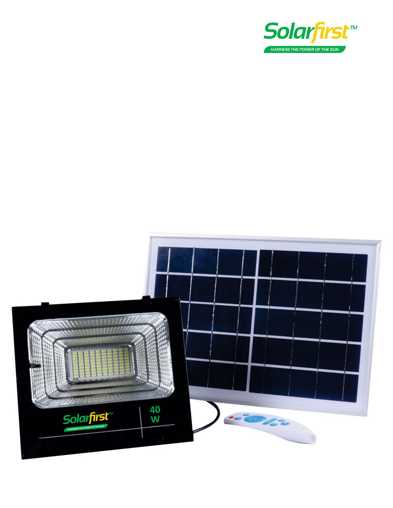 Solarfirst 40W Solar Premium Flood Light