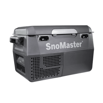 SnoMaster - 25.2L Plastic Portable Fridge/Freezer DC With 220V Power Adapter - Grey