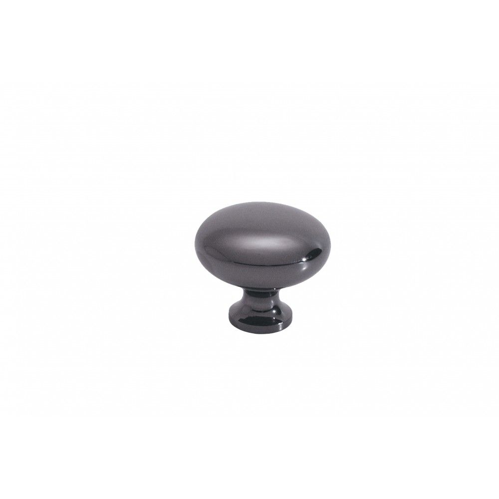 Knob Small Base Black Nickel 32mm