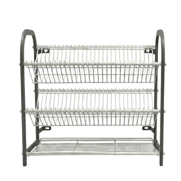 Crockery Rack Wall Mounted - 3 Shelf - 802mm Wide