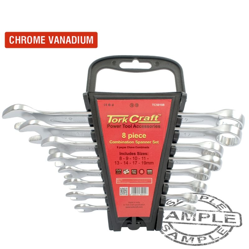8Pcs Combination Spanner Set 8-9-10-11-13-14-17-19Mm