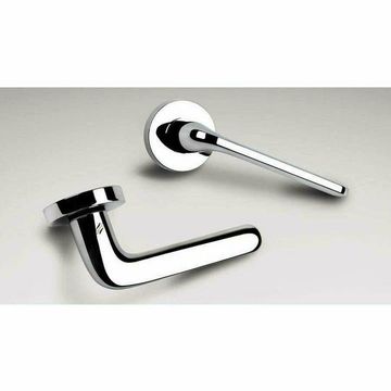 Exclusive Italian lever handle on round rose