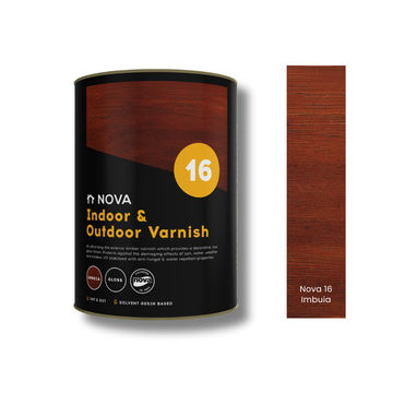 Nova 16 Indoor & Outdoor Varnish - Imbuia 5lt