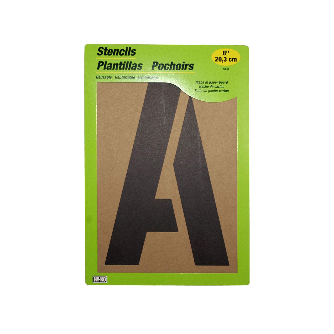 Stencil Figure And Letter - Reusable - 200mm - 2 Pack | LEROY MERLIN ...