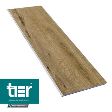 TIER Classic Flooring, Washed Oak Caramel, SPC Vinyl Flooring With CarbideCore™ Technology (2.21m2/box)
