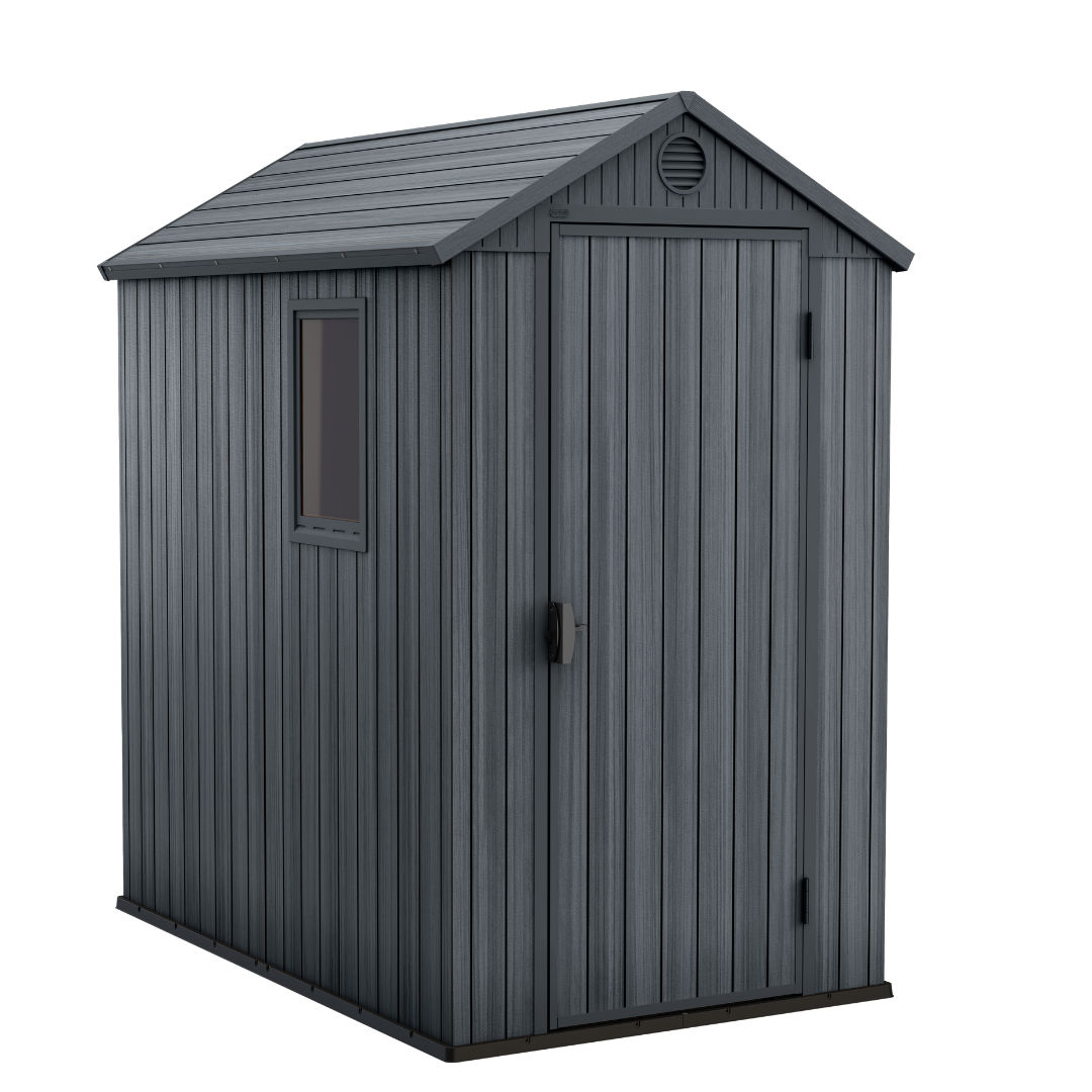 Keter Darwin 4x6ft Shed - Grey
