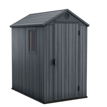 Keter Darwin 4x6ft Shed - Grey