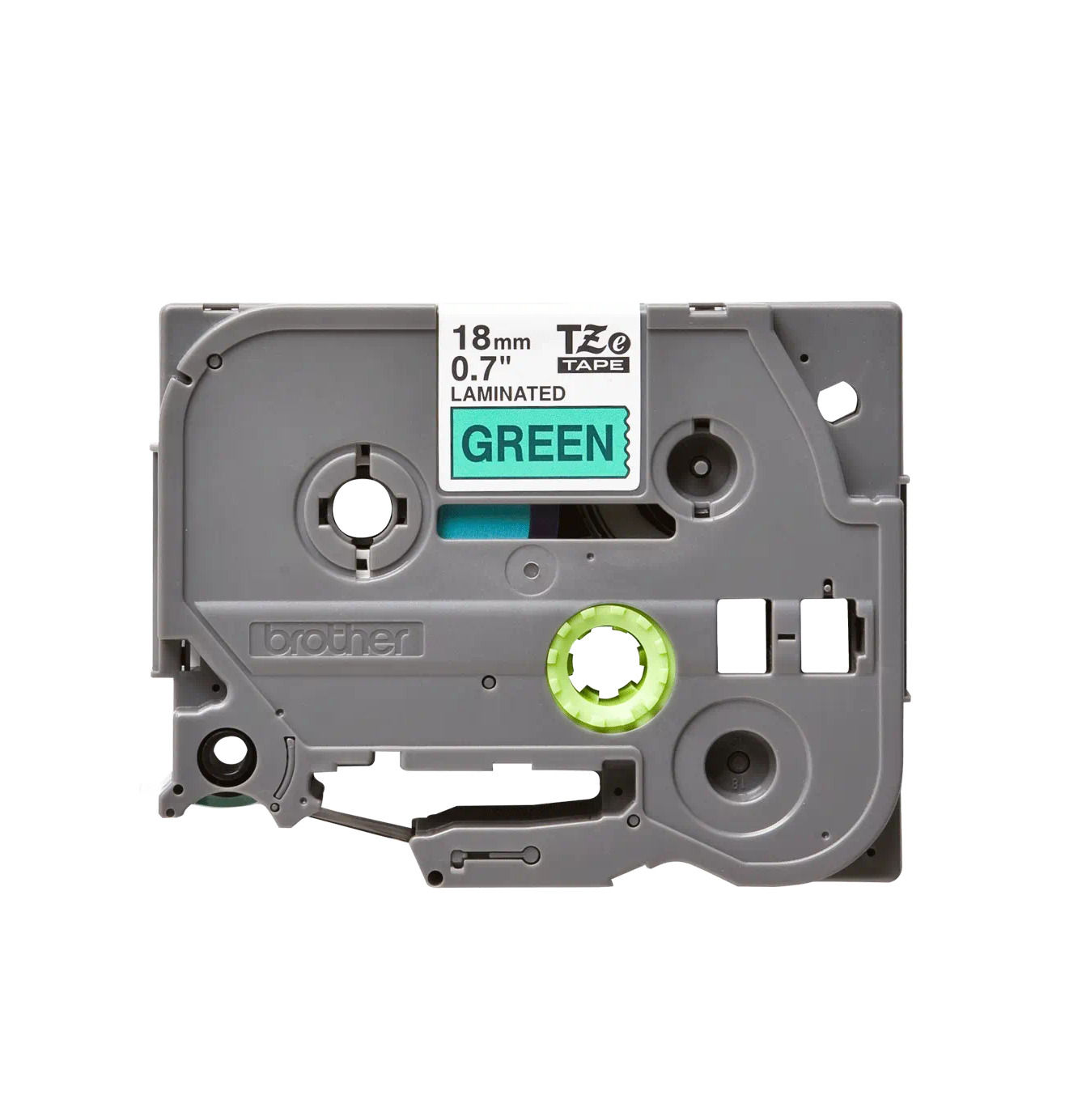 Brother TZE-741 Compatible Label Tape (Black on Green) 18mm*8m